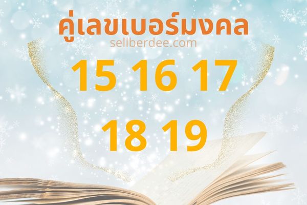 คู่เลข เบอร์มงคล ความหมาย คำทำนายของคู่เลข 15 16 17 18 19 โดยละเอียด คู่เลข เบอร์มงคล ความหมาย คำทำนายของคู่เลข 15 16 17 18 19 โดยละเอียด